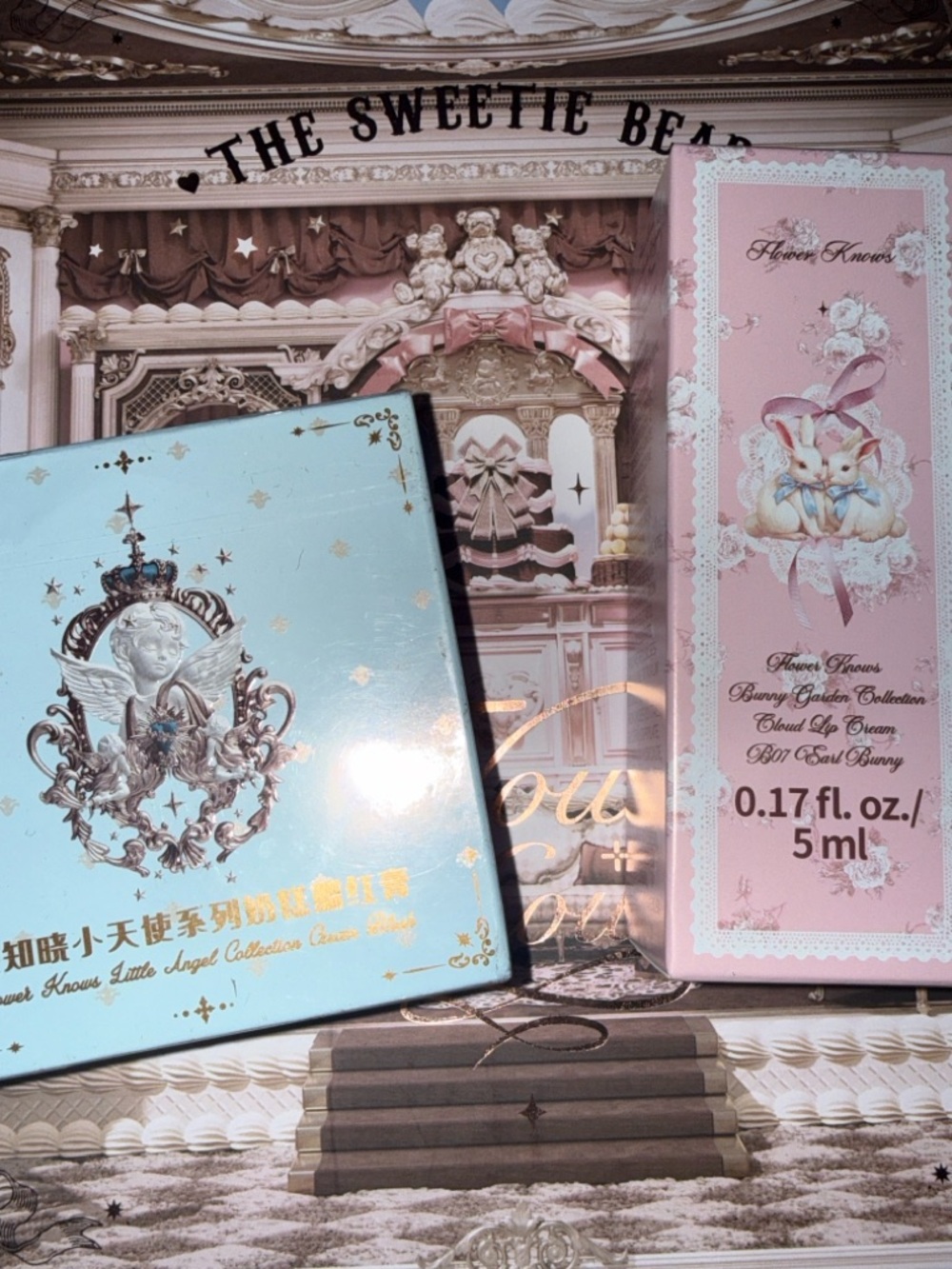 Flower Knows Bunny Garden Lip Cream & Little Angel Cream Blush